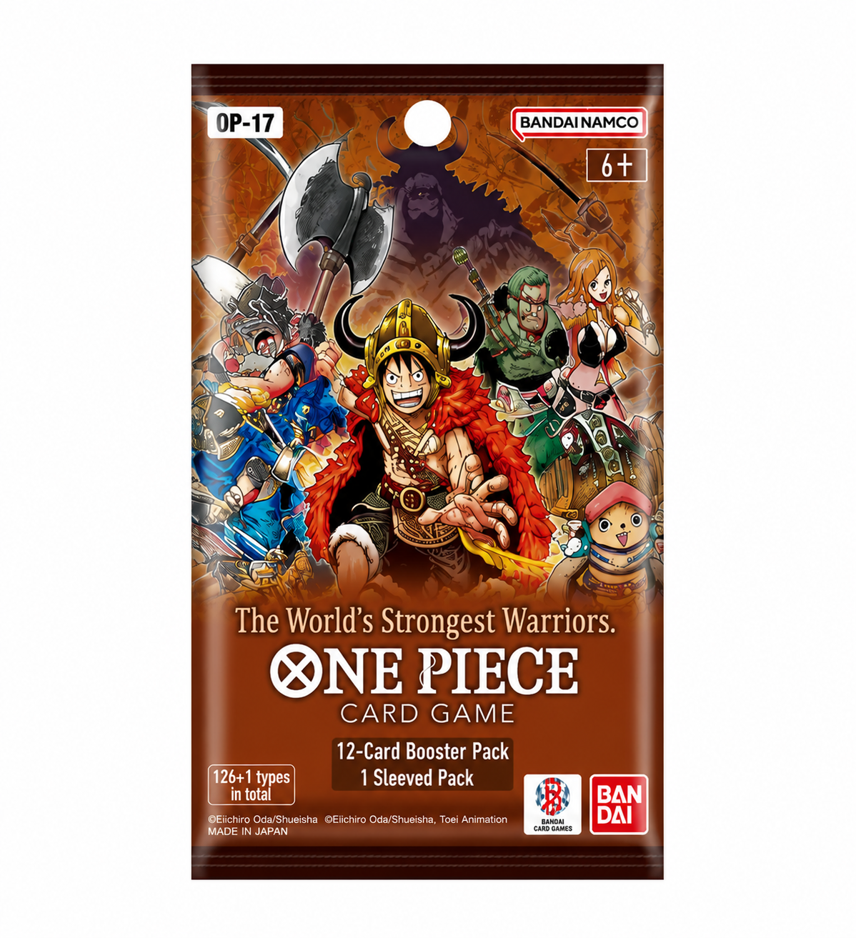 The World's Strongest Warriors Sleeved Booster Pack - The World's Strongest Warriors (OP17)