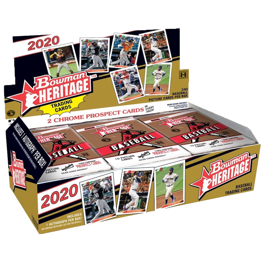 2020 Bowman Heritage Baseball Hobby Box by Weram - image 1