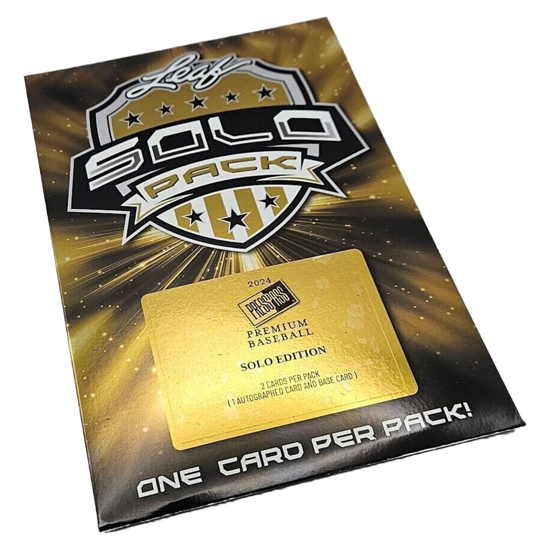 2024 Leaf Press Pass Premium Baseball Solo Pack by Weram - image 1