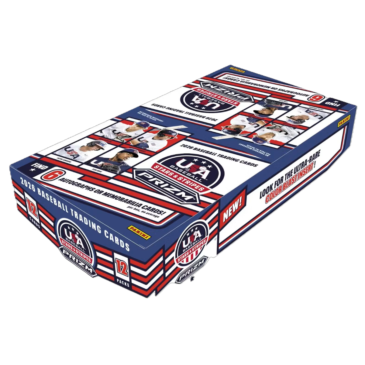 2026 Panini USA Stars & Stripes Prizm Baseball Hobby Box by Weram - image 1