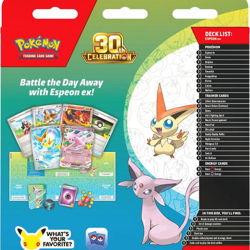 30th Celebration Battle Deck [Espeon ex] - ME: 30th Celebration (30C)