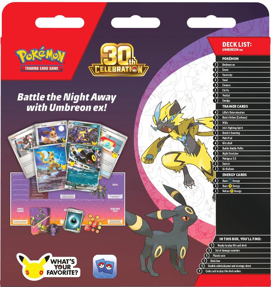 30th Celebration Battle Deck [Umbreon ex] - ME: 30th Celebration (30C)