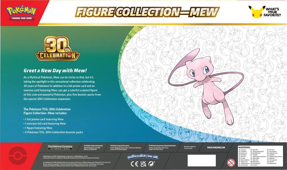 30th Celebration Figure Collection [Mew] - ME: 30th Celebration (30C)