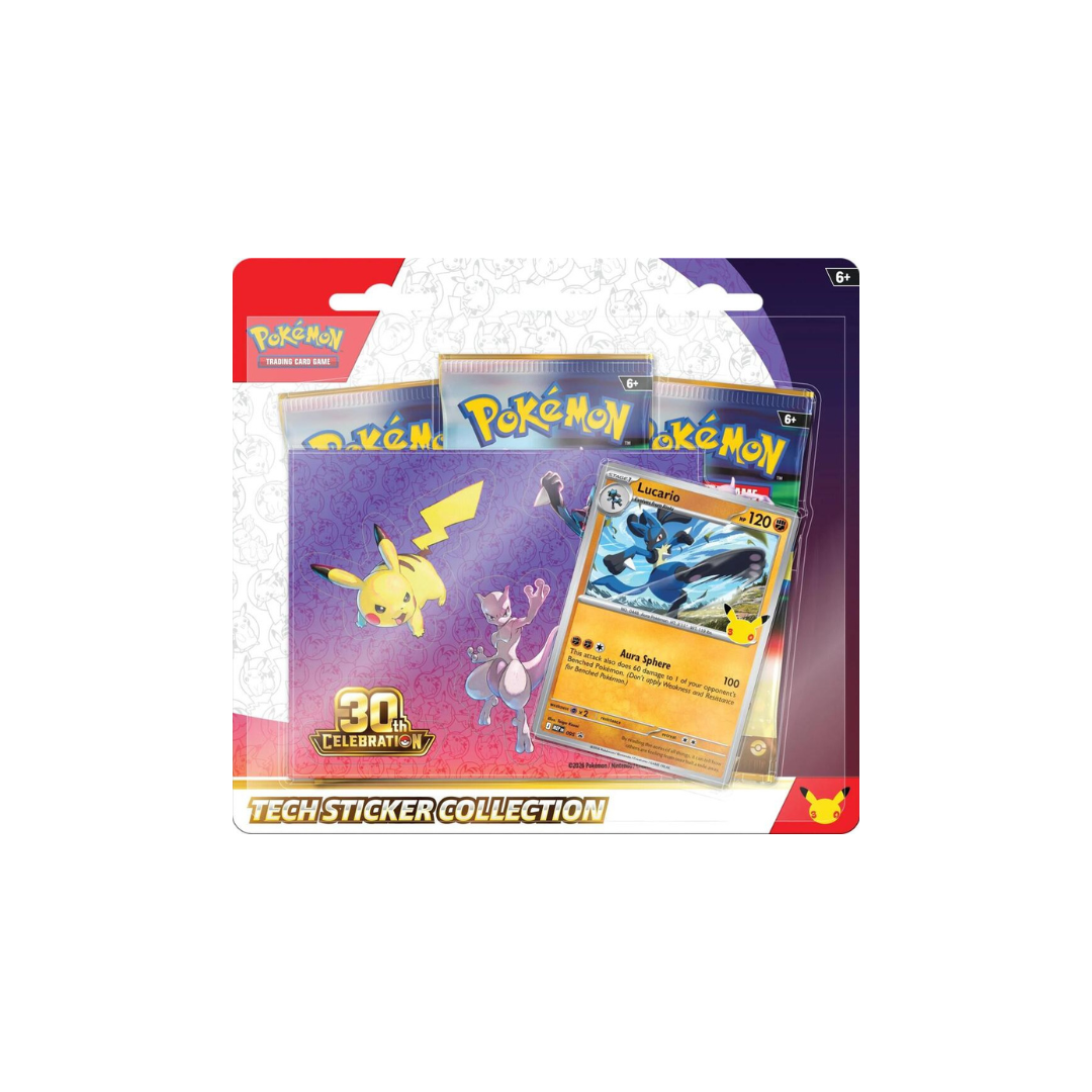 30th Celebration Tech Sticker Collection [Lucario] - ME: 30th Celebration (30C)