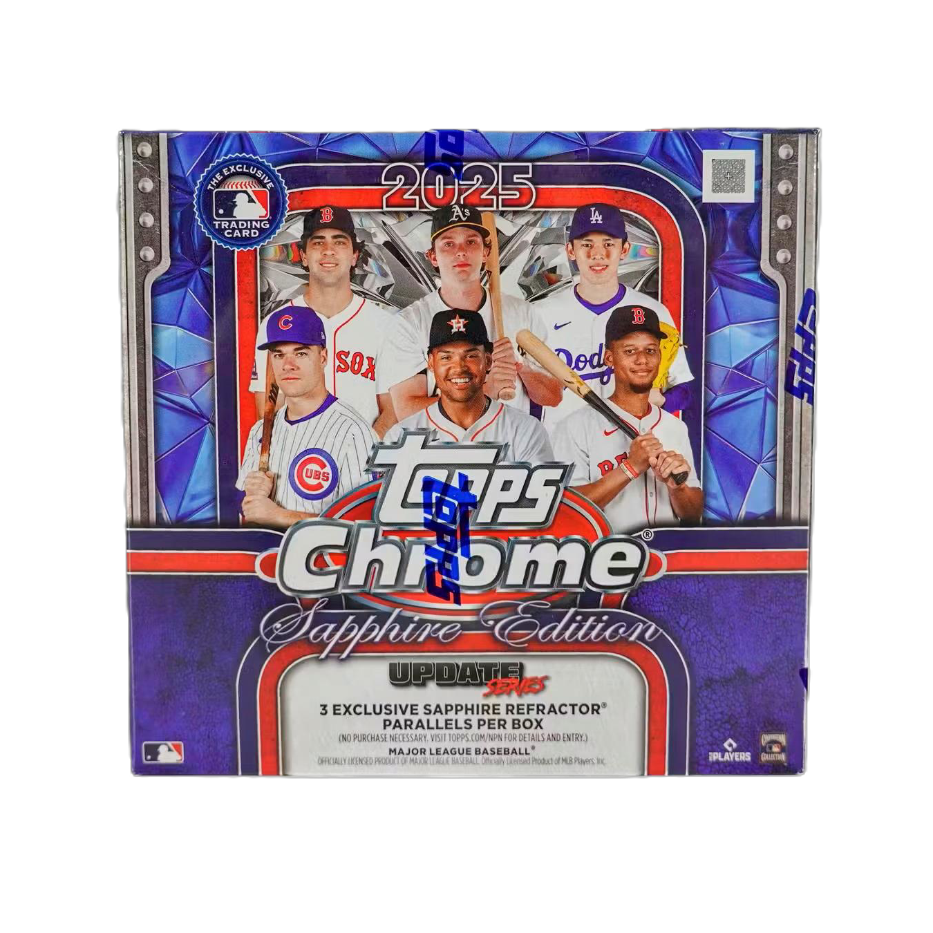 2025 Topps Chrome Update Series Baseball Sapphire Edition Box by Weram - image 1