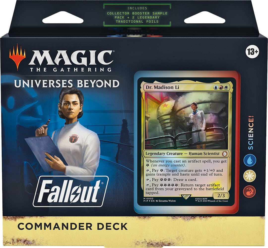 Fallout: Out of the Vault - Science! Commander Deck — Primedexi™
