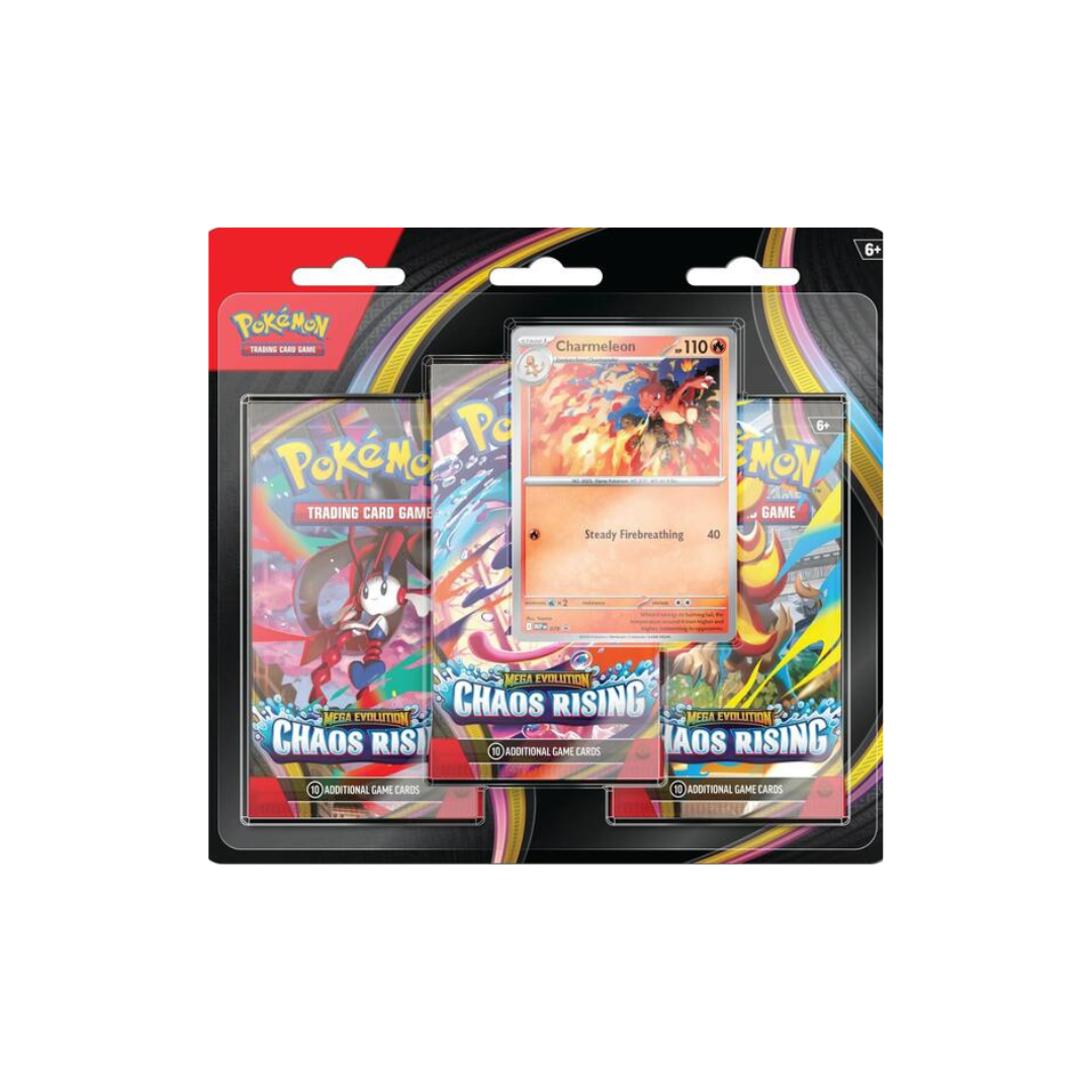 Chaos Rising 3 Pack Blister [Charmeleon] - ME04: Chaos Rising (CRI)