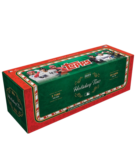 2025 Topps Holiday Baseball 3 Tin Box by Weram - image 1