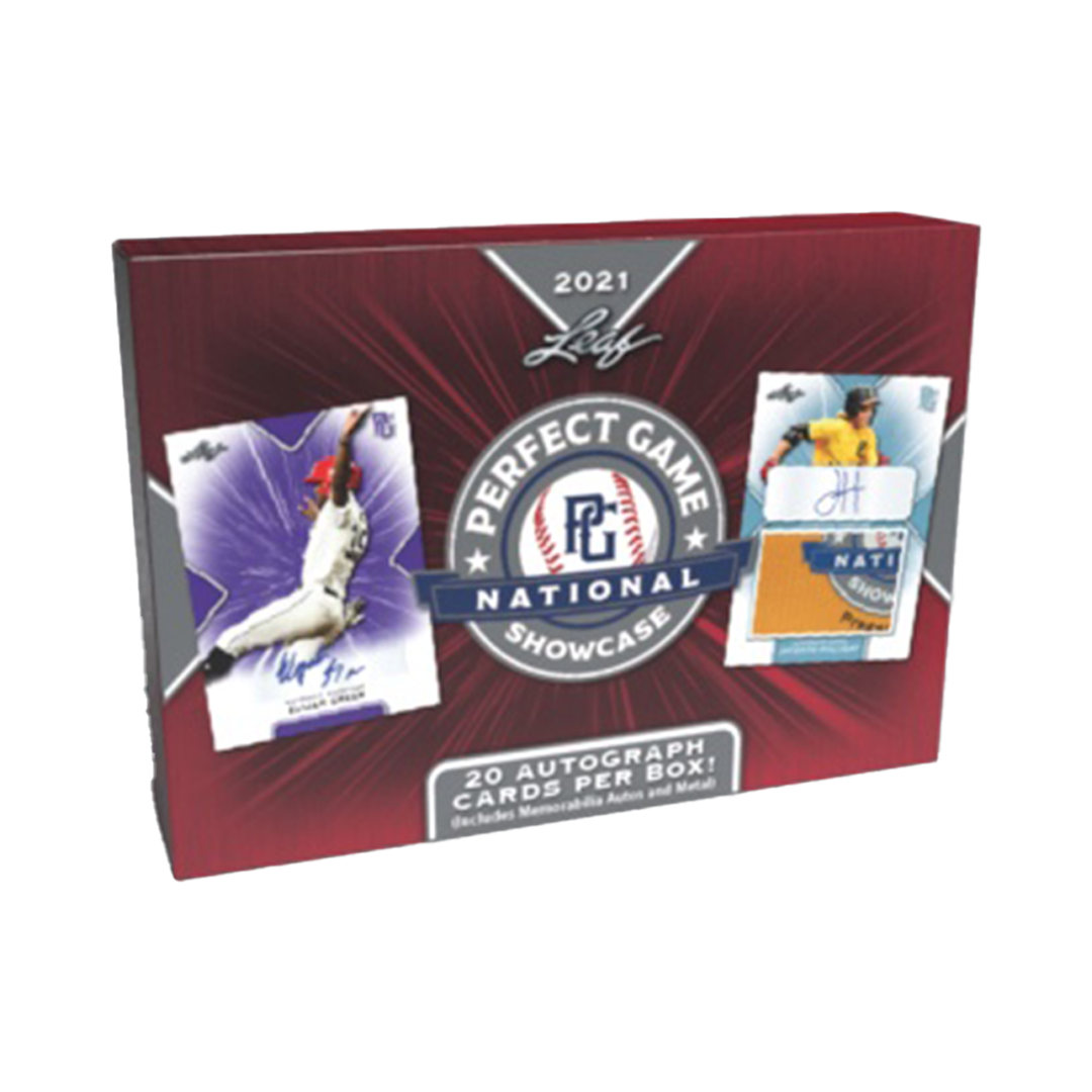 2021 Leaf Perfect Game National Showcase Hobby Box by Weram - image 1