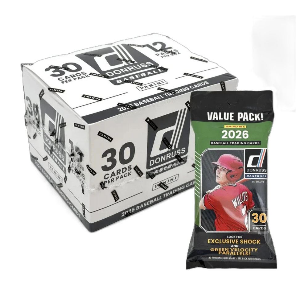 2026 Panini Donruss Baseball Jumbo Value 12-Pack Box by Weram - image 1