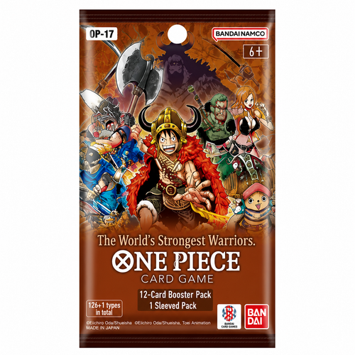The World's Strongest Warriors Sleeved Booster Pack - The World's Strongest Warriors (OP17)